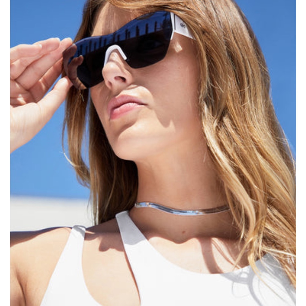Alo white sunglasses